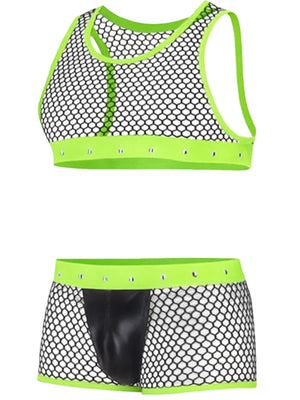 Black Neon Rave Total Look R4VAGE by C4M