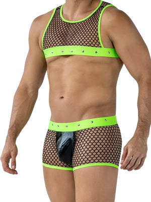 Black Neon Rave Total Look R4VAGE by C4M