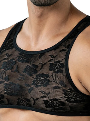 Lacey Top R4VAGE by C4M – transparente Spitze