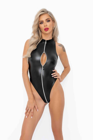 Noir Handmade Powerwetlook Bodysuit
