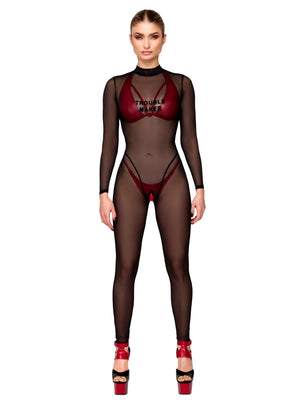 TROUBLEMAKER - Catsuit – Noir Handmade