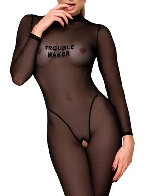 TROUBLEMAKER - Catsuit – Noir Handmade