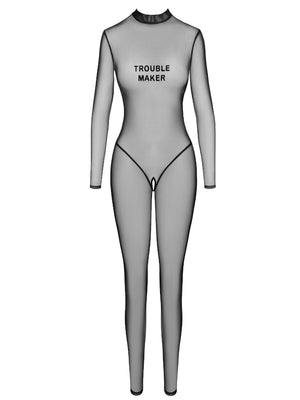 TROUBLEMAKER - Catsuit – Noir Handmade