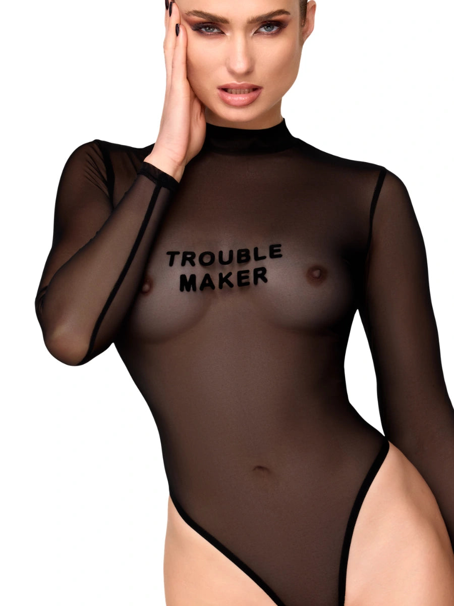 TROUBLEMAKER - Bodysuit – Noir Handmade
