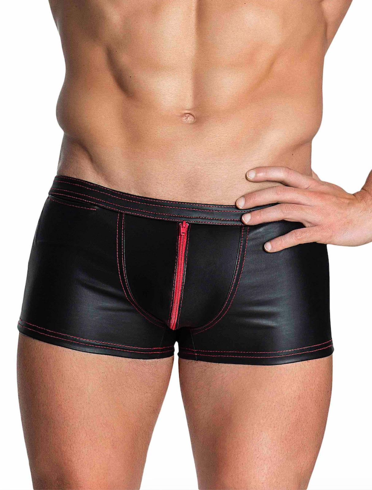 Noir Handmade for Men Wetlook Herren Short - Noir Handmade