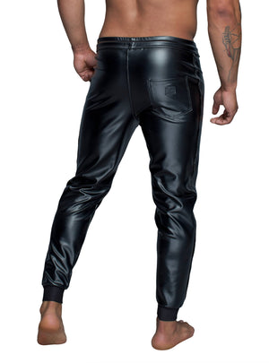 Noir Handmade for Men Herren Hose Wetlook H063 - Noir Handmade