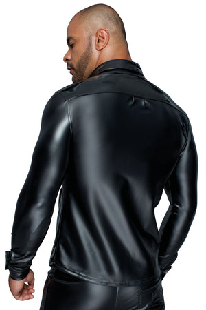 Noir Handmade for Men Wetlook Shirt für Männer H064