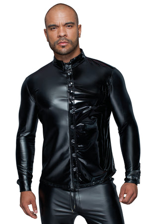 Noir Handmade for Men Wetlook Shirt für Männer H064