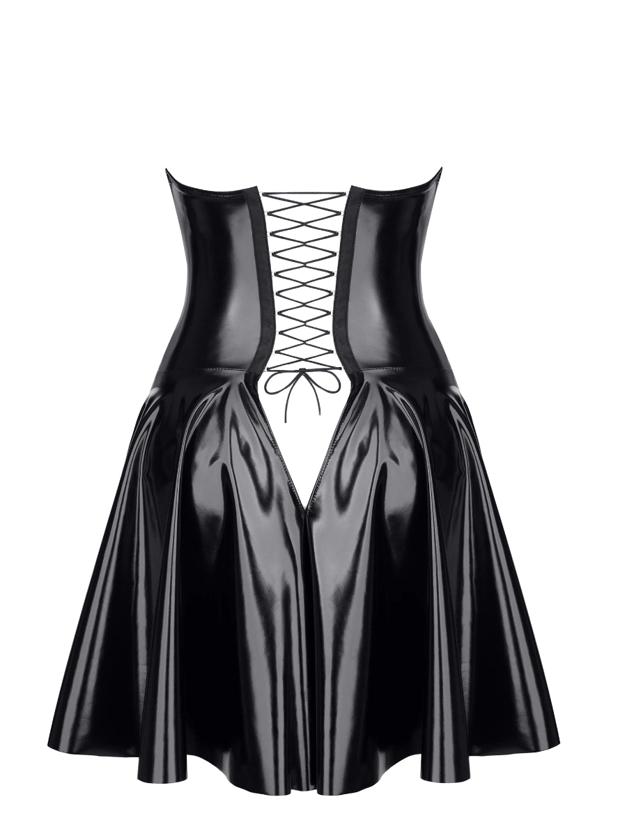 Jutta - Lack Minikleid – Demoniq