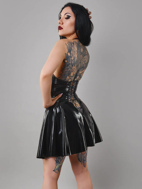 Jutta - Lack Minikleid – Demoniq