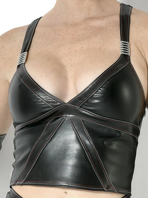 Meris Kunstleder-Top – Patrice Catanzaro