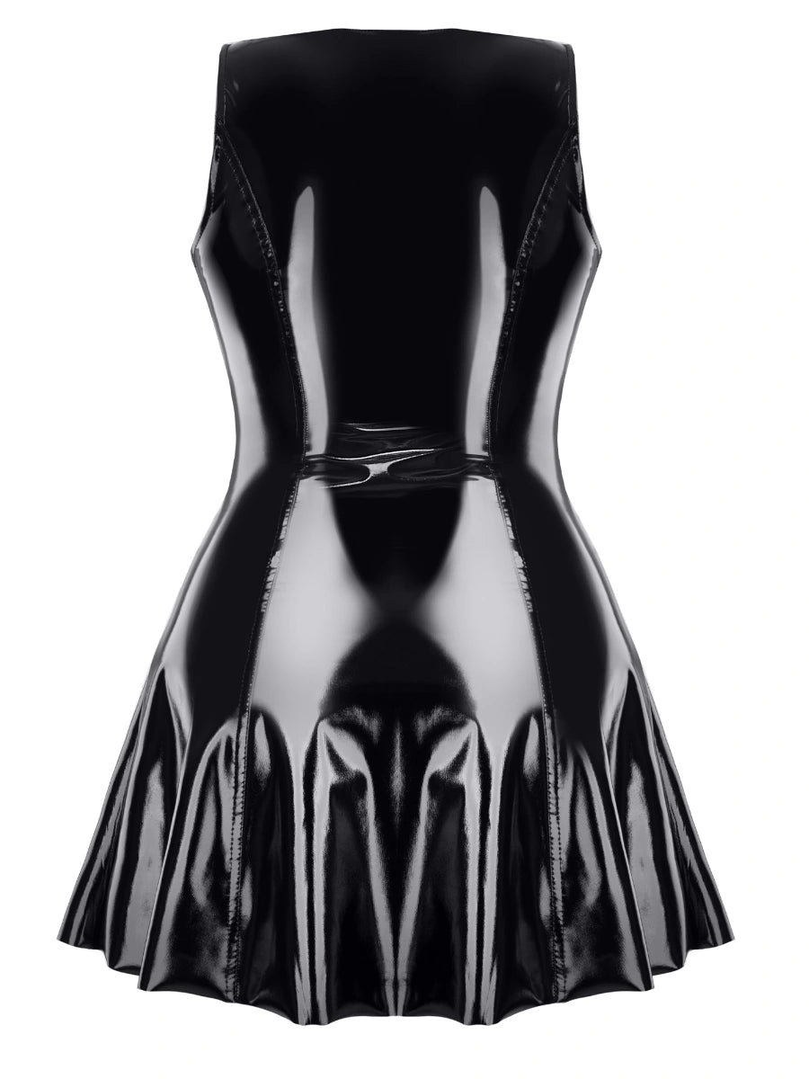 Perlita - PVC Minikleid – Demoniq