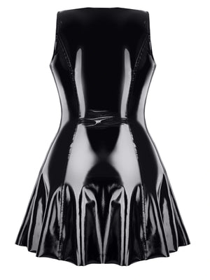 Perlita - PVC Minikleid – Demoniq