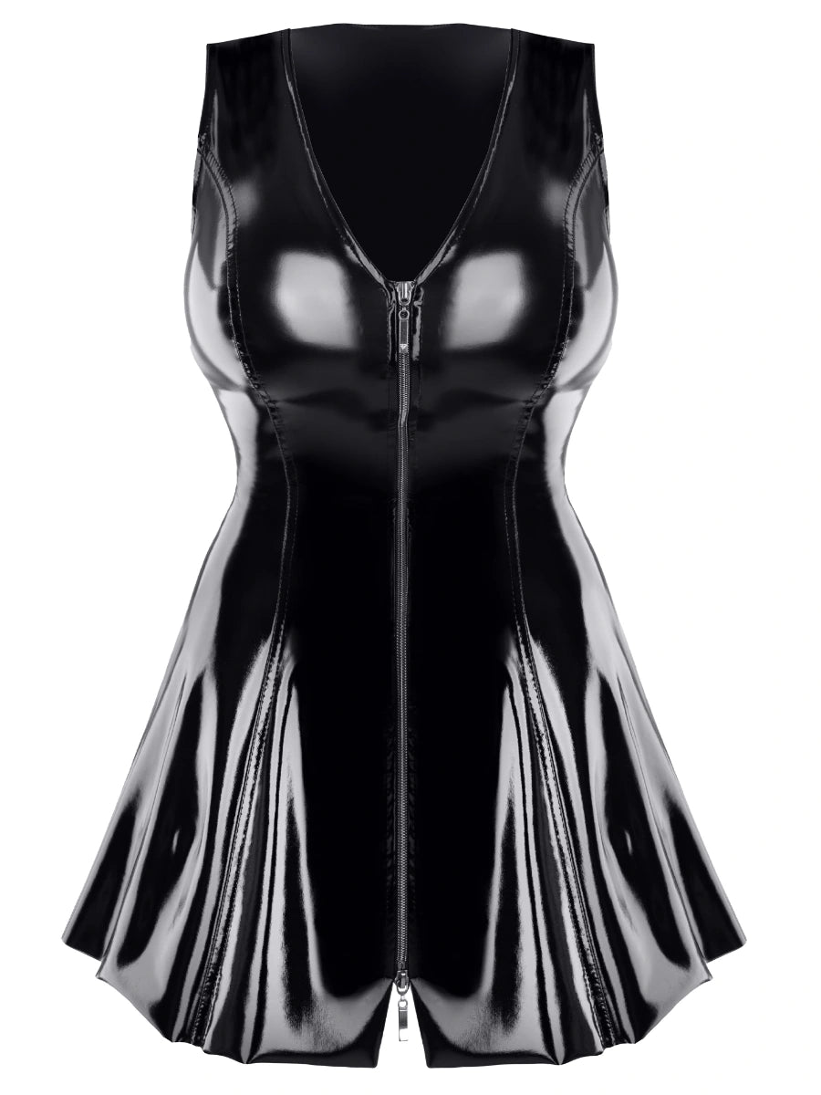 Perlita - PVC Minikleid – Demoniq