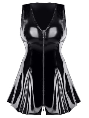 Perlita - PVC Minikleid – Demoniq