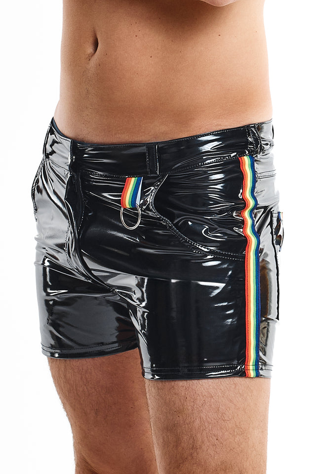 Herren Shorts "Feliciano" schwarz - Regnes Fetish Planet