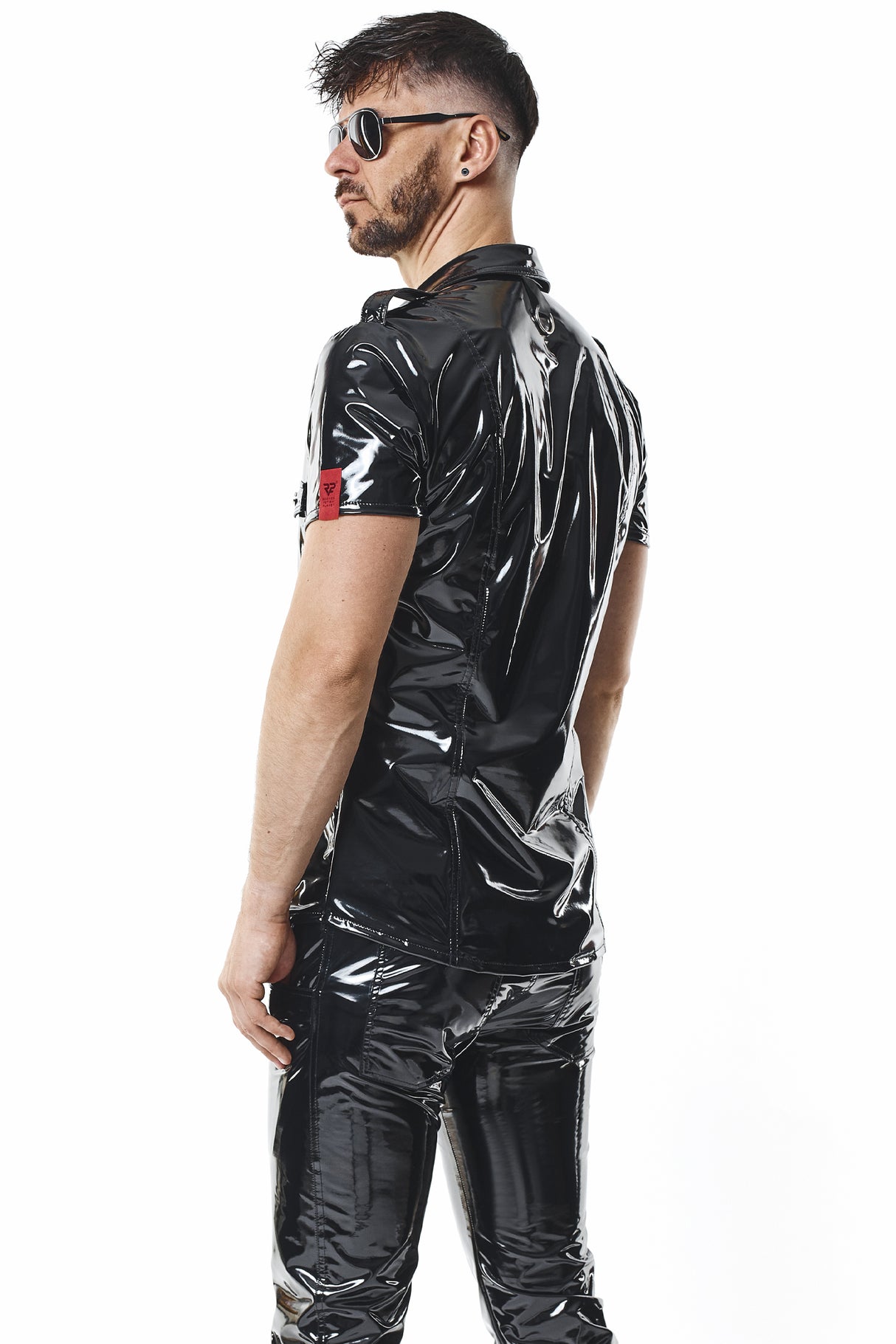 PVC Herren T-Shirt "Leonardo" schwarz