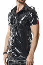 PVC Herren T-Shirt "Leonardo" schwarz - Regnes Fetish Planet