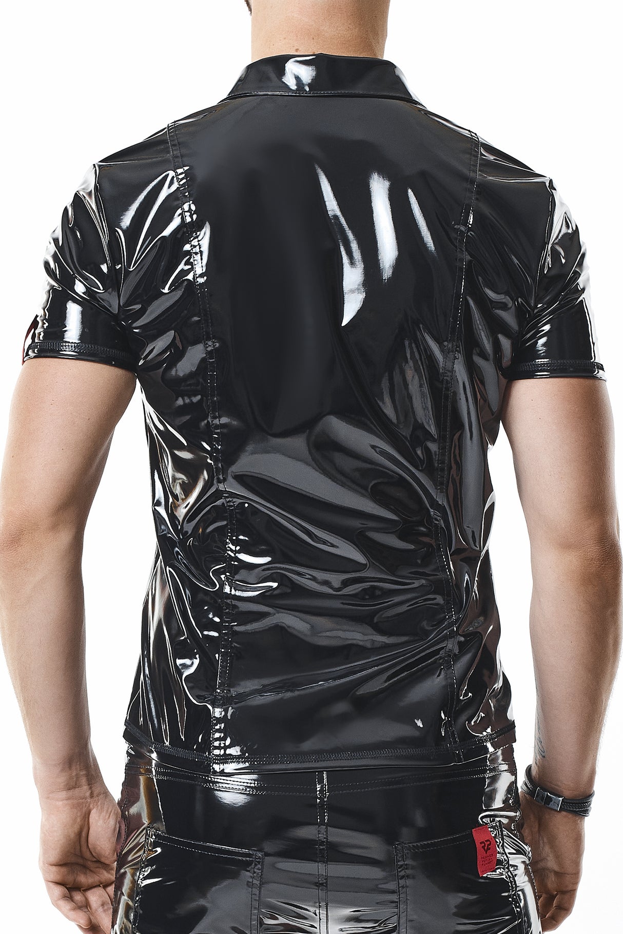 PVC Herren Polo Shirt "Rocco" schwarz