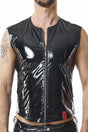 PVC Herren Weste "Otello" schwarz - Regnes Fetish Planet