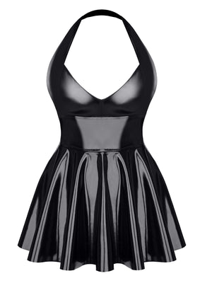 Svenja - Lack Minikleid – Demoniq