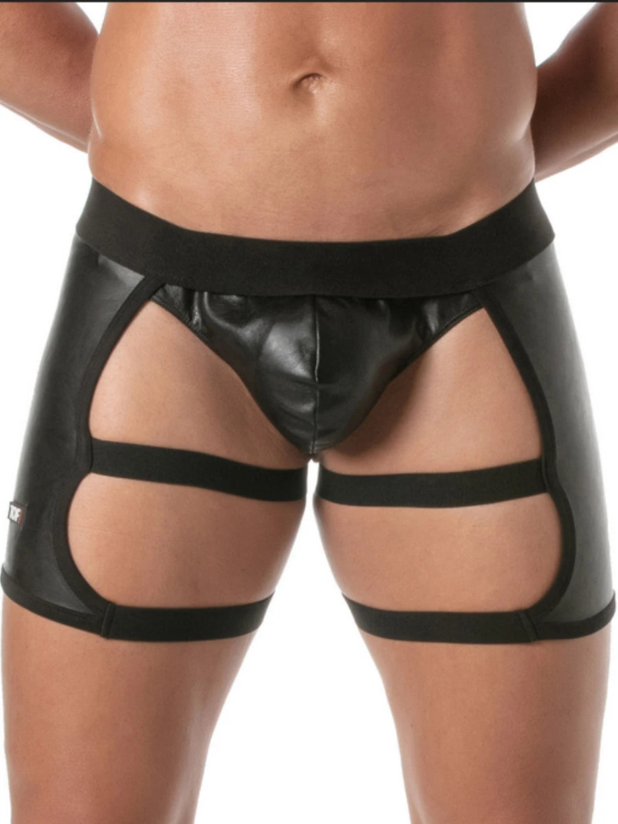 Kinky Shorty Chaps Schwarz – TOF Paris