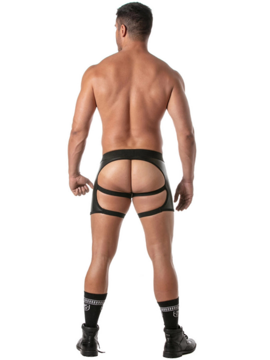 Kinky Shorty Chaps Schwarz – TOF Paris