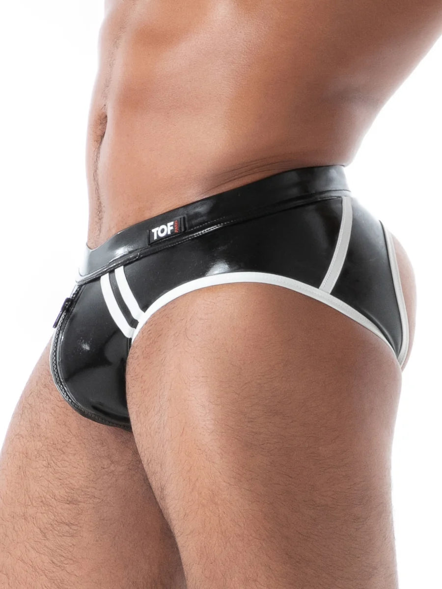 Datex-Slip ohne Po Schwarz – TOF Paris