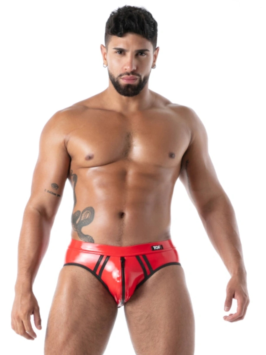 Datex-Slip ohne Po Rot – TOF Paris