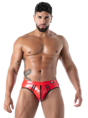 Datex-Slip ohne Po Rot – TOF Paris