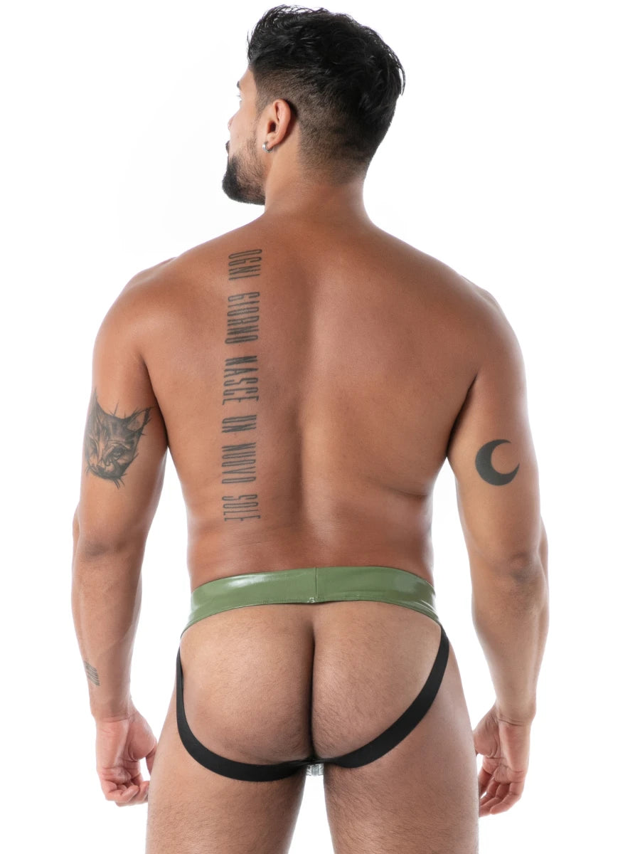 Datex-Reissverschluss-Jock Khaki – TOF Paris