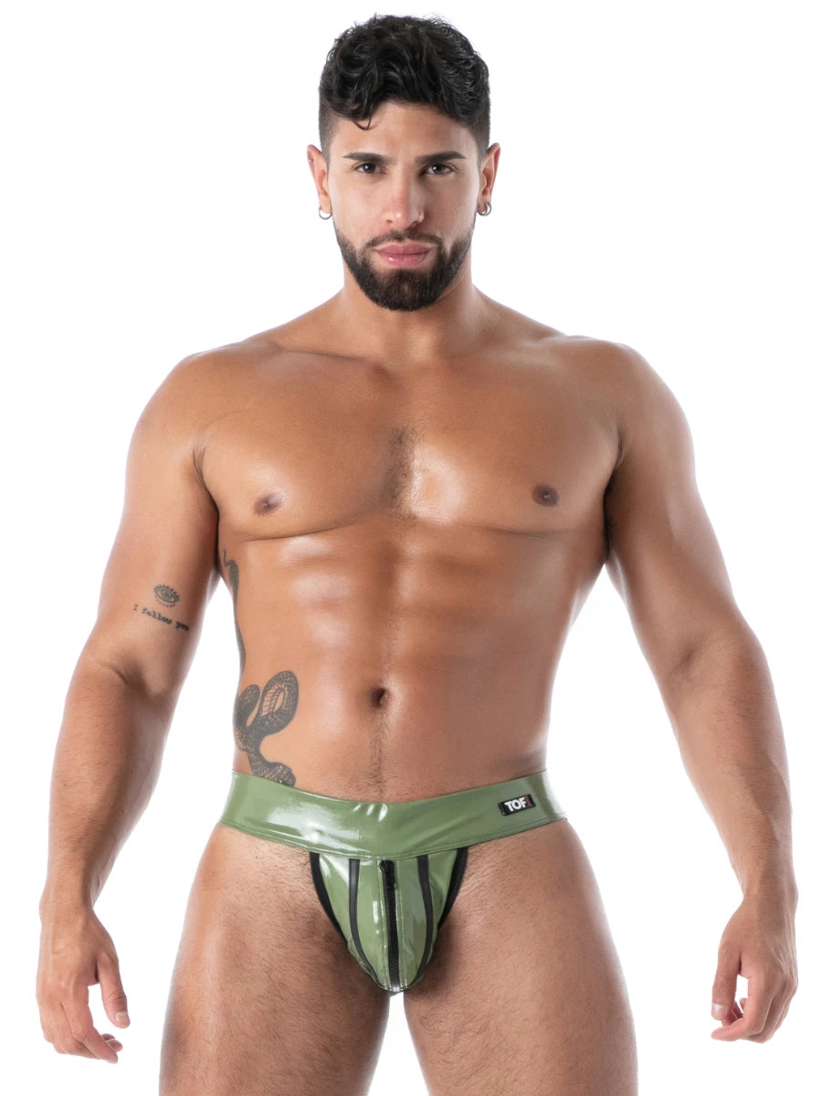 Datex-Reissverschluss-Jock Khaki – TOF Paris