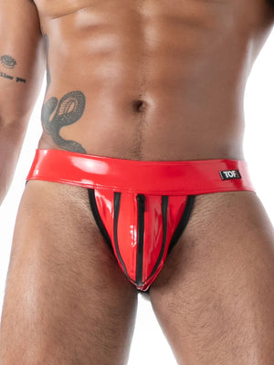 Datex-Reissverschluss-Jock Rot – TOF Paris