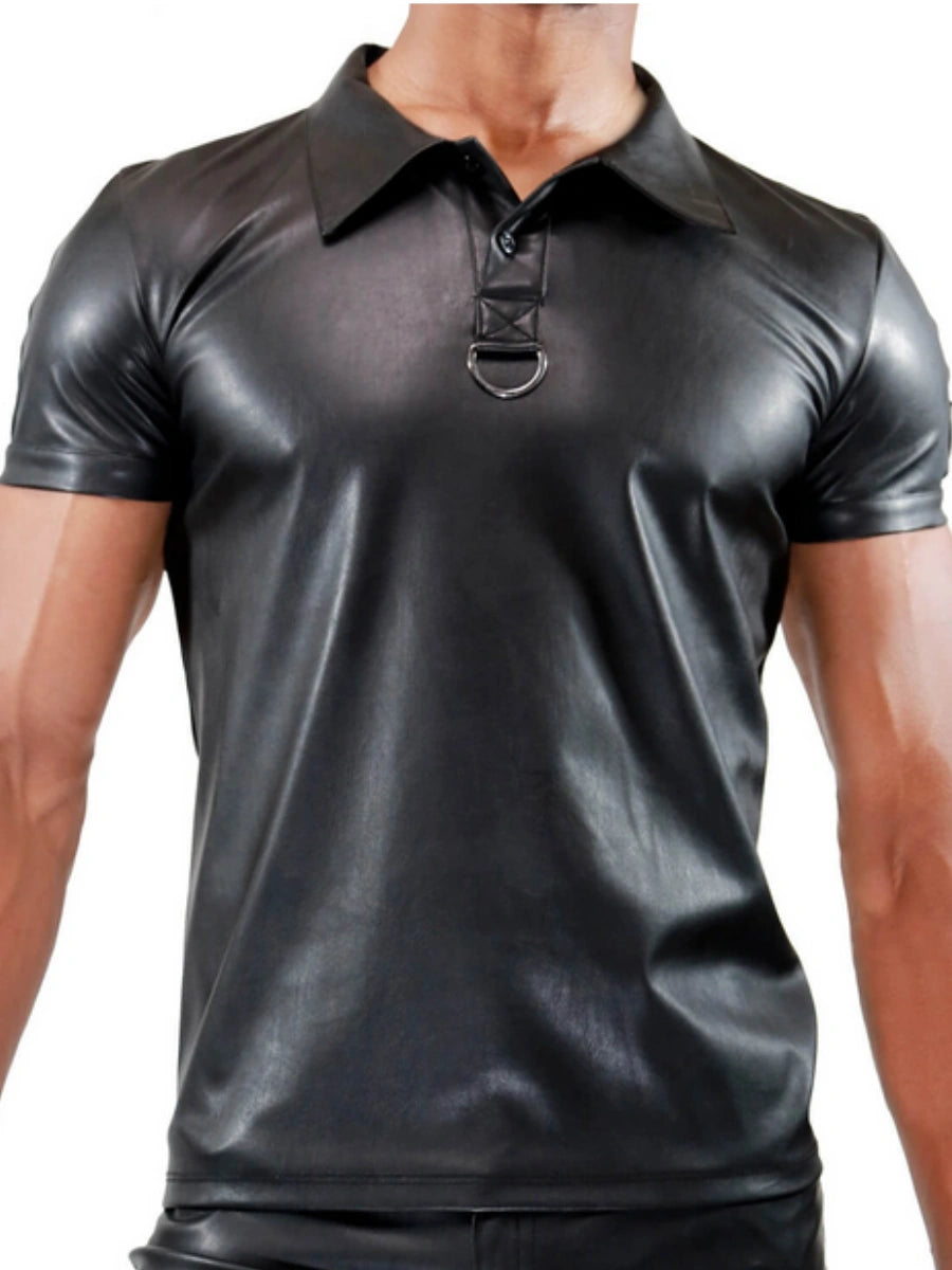 Fetish Polo Schwarz – TOF Paris