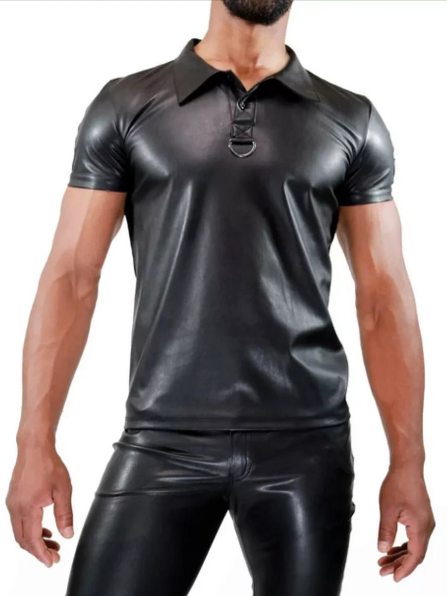 Fetish Polo Schwarz – TOF Paris