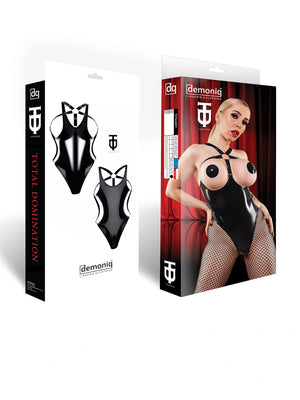 Tanja - brustfreier Lack Body – Demoniq