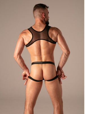 Bare Mesh Harness Schwarz – Absolu Male