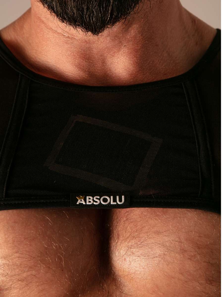 Bare Mesh Harness Schwarz – Absolu Male