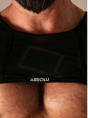 Bare Mesh Harness Schwarz – Absolu Male