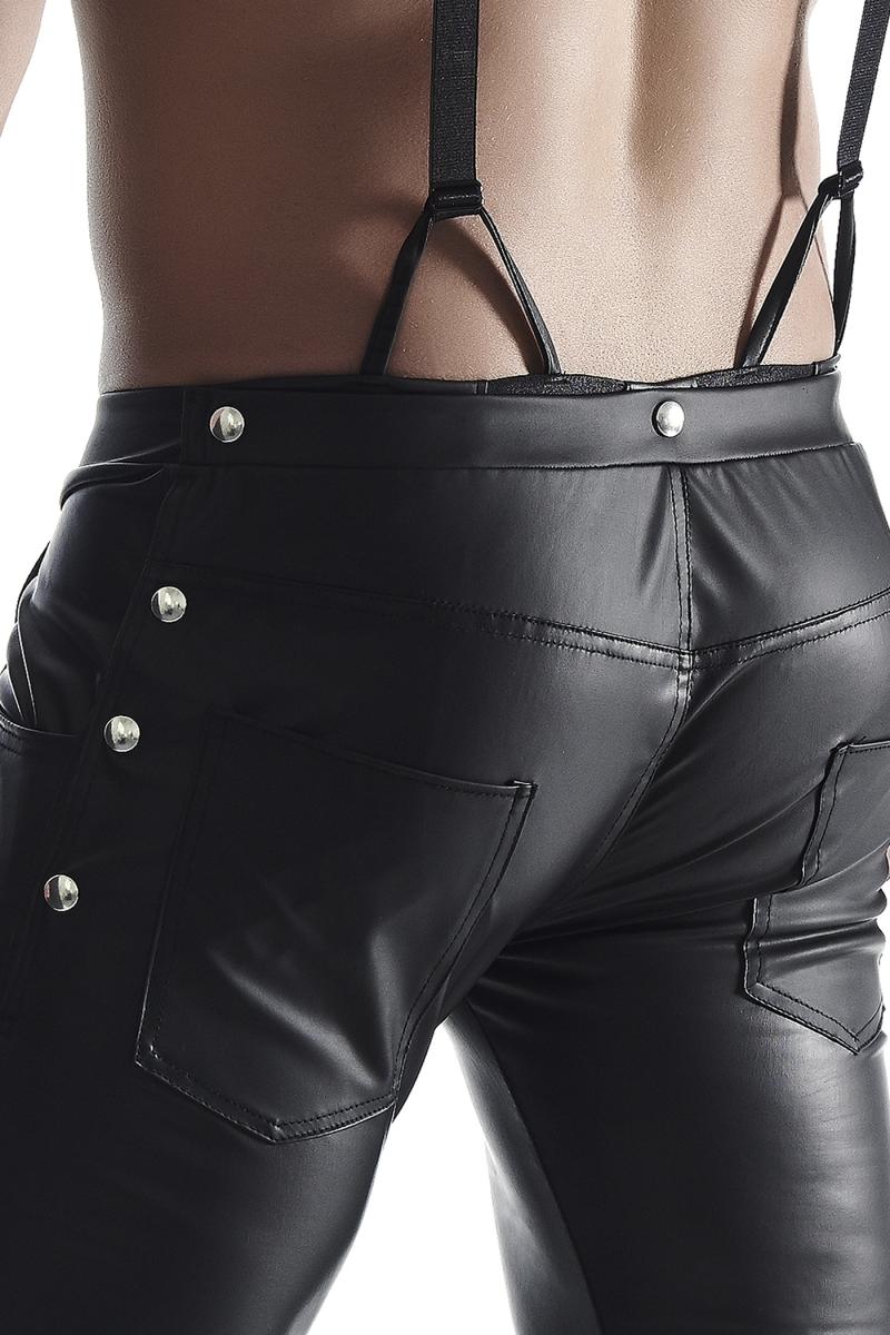 Bermudas TRA001 schwarz von Regnes Fetish Planet - Hinreissend