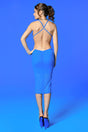 Blaues Flamenco Kleid – P'tite Folies - Hinreissend