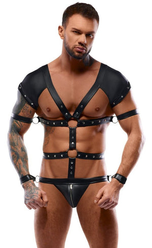Body in Harness - Optik inkl. 4 Fesseln | Sevenjoyment BONDAGE - Hinreissend