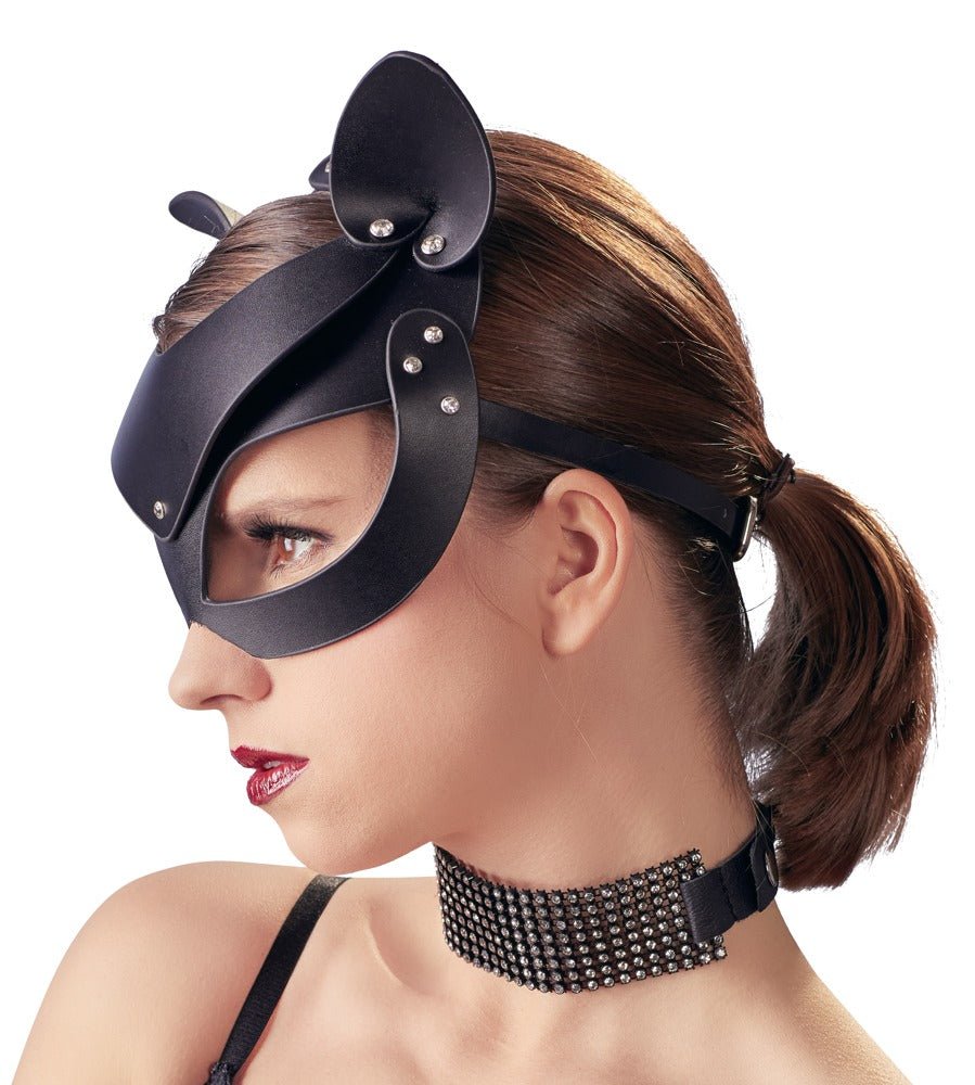 Catmask Strass, Kopfmaske mit Katzenohren - Hinreissend
