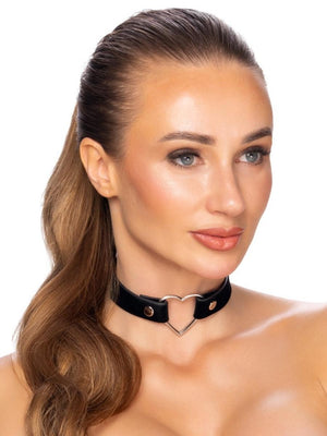 Choker mit Herz Schwarz Damen – Cottelli ACCESSOIRES