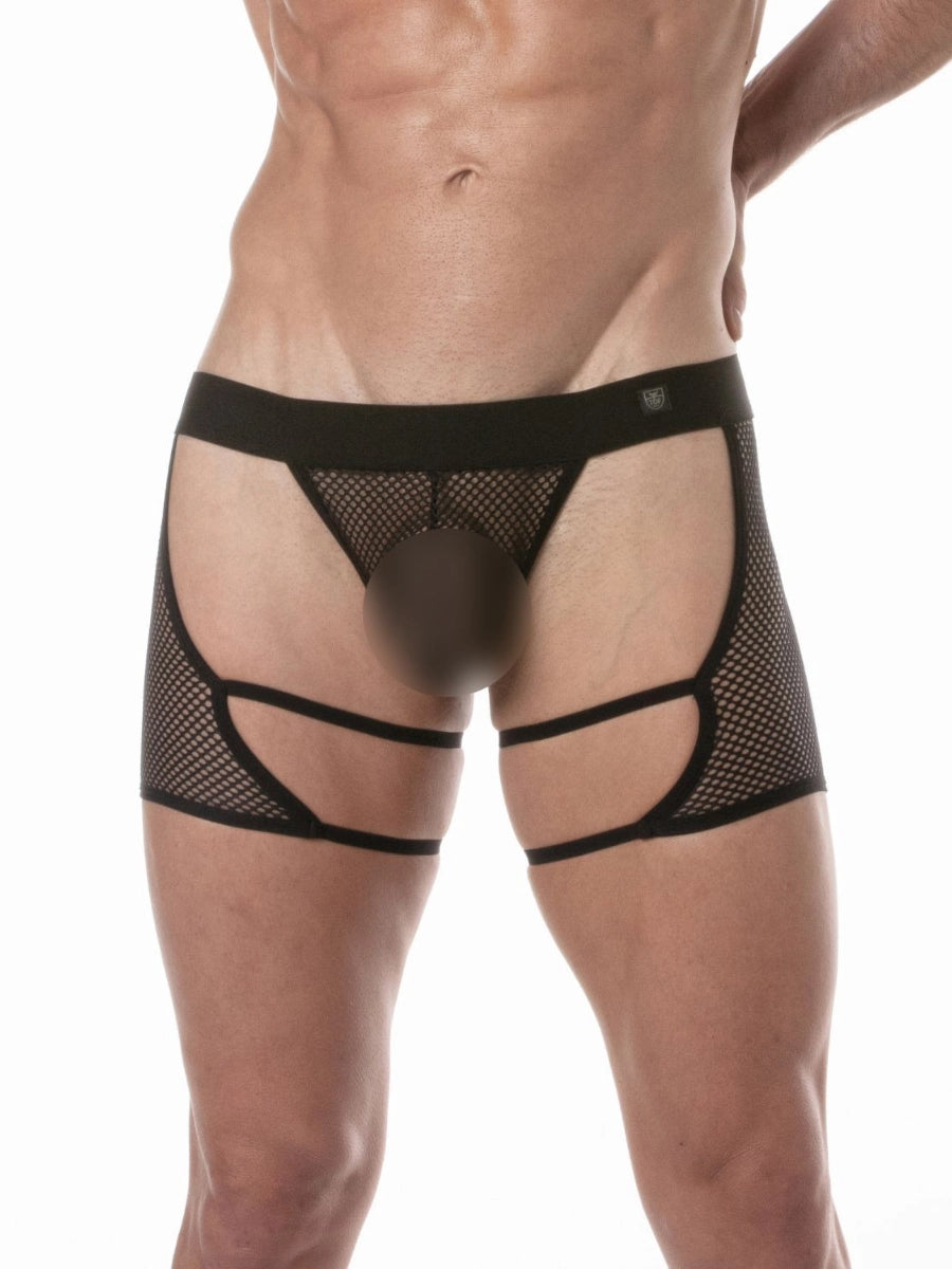 Circuit Netz-Chaps String Schwarz – TOF Paris