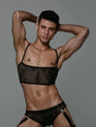 Circuit Netz - Bustier Schwarz – TOF Paris - Hinreissend
