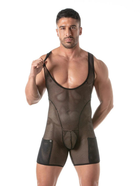 Circuit Netz - Wrestling Body Schwarz – TOF Paris - Hinreissend