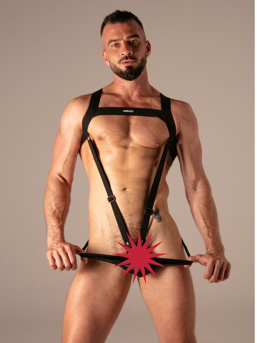 Contour Ring Harness Schwarz – Absolu Male