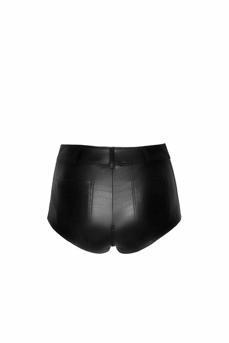 Crocodile Wetlook Short F318 von Noir Handmade - Hinreissend