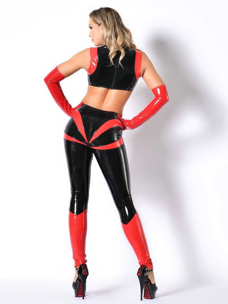 EMBRASEMENT Datex Top Schwarz - Rot – Patrice Catanzaro - Hinreissend